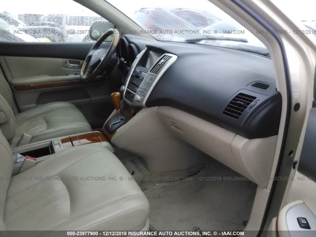 JTJHW31U682048992 - 2008 LEXUS RX 400H GOLD photo 5