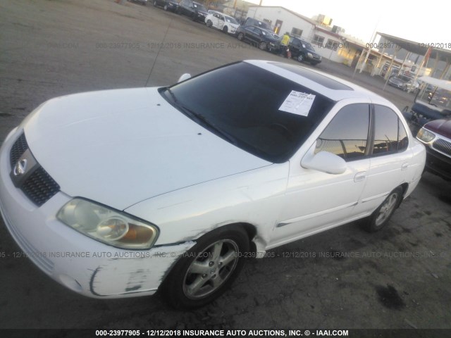 3N1AB51A44L741864 - 2004 NISSAN SENTRA 2.5S WHITE photo 2