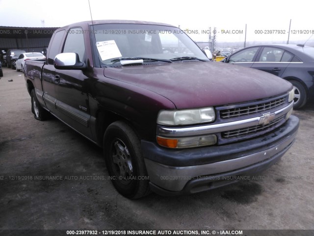 2GCEC19T6Y1379070 - 2000 CHEVROLET SILVERADO C1500 RED photo 1