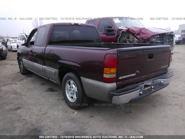 2GCEC19T6Y1379070 - 2000 CHEVROLET SILVERADO C1500 RED photo 3