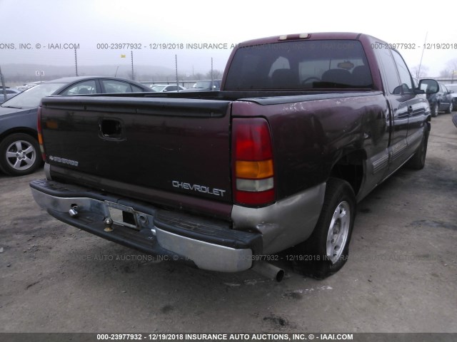 2GCEC19T6Y1379070 - 2000 CHEVROLET SILVERADO C1500 RED photo 4