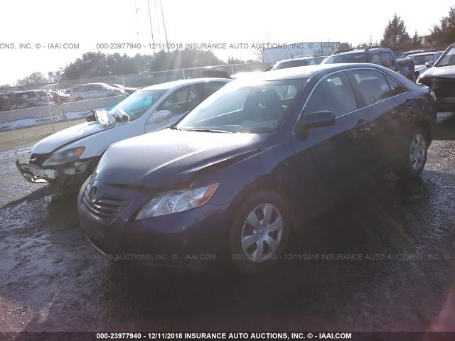 4T1BE46K58U226996 - 2008 TOYOTA CAMRY CE/LE/XLE/SE BLUE photo 2