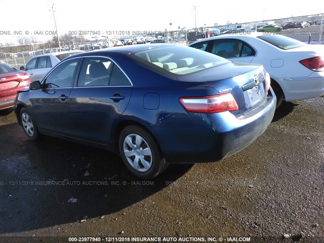 4T1BE46K58U226996 - 2008 TOYOTA CAMRY CE/LE/XLE/SE BLUE photo 3