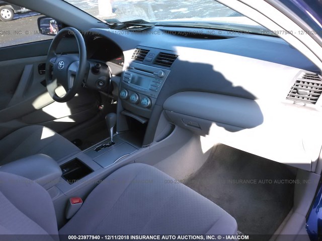 4T1BE46K58U226996 - 2008 TOYOTA CAMRY CE/LE/XLE/SE BLUE photo 5