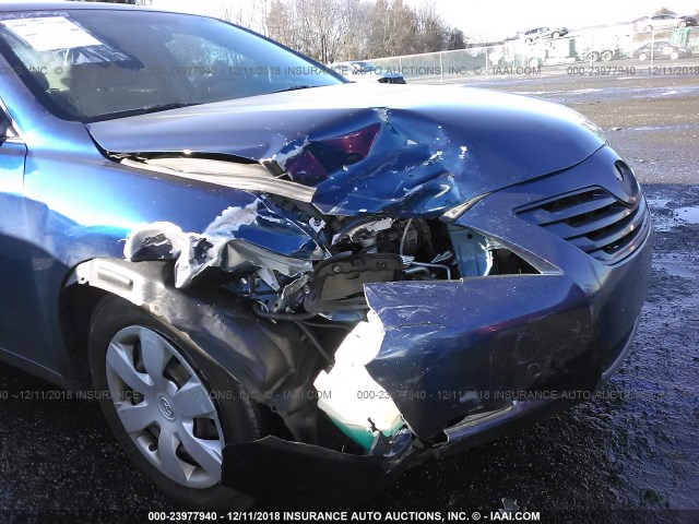 4T1BE46K58U226996 - 2008 TOYOTA CAMRY CE/LE/XLE/SE BLUE photo 6