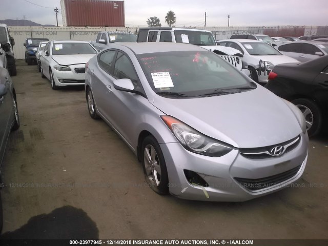 5NPDH4AE3DH178800 - 2013 HYUNDAI ELANTRA GLS/LIMITED SILVER photo 1