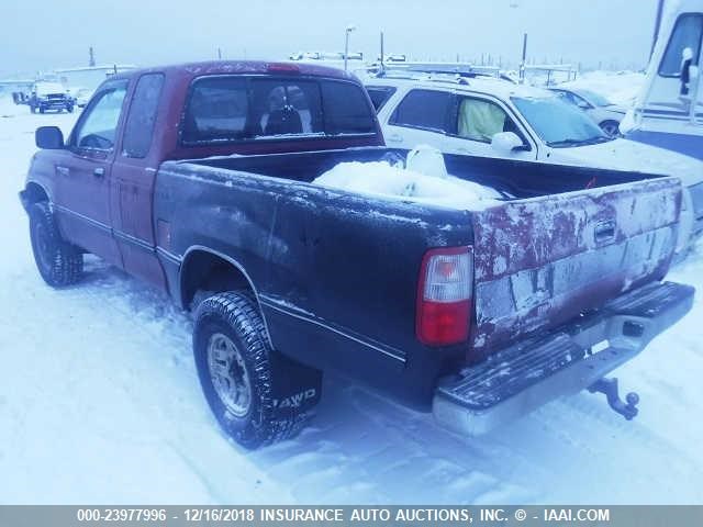 JT4UN24DXT0022040 - 1996 TOYOTA T100 XTRACAB SR5 MAROON photo 3