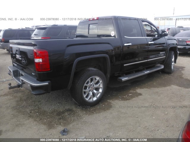 3GTU2VEC0FG316515 - 2015 GMC SIERRA K1500 SLT BLACK photo 4