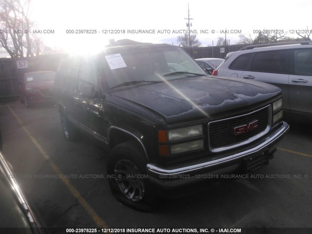 1GKEK13K4SJ767094 - 1995 GMC YUKON BLACK photo 1