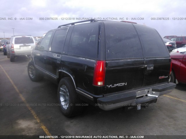 1GKEK13K4SJ767094 - 1995 GMC YUKON BLACK photo 3