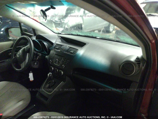 JM1CW2CL2C0142061 - 2012 MAZDA 5 MAROON photo 5