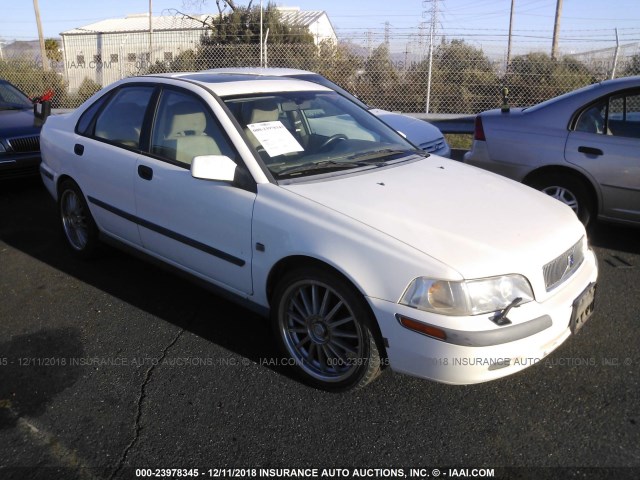 YV1VS29511F685872 - 2001 VOLVO S40 1.9T WHITE photo 1