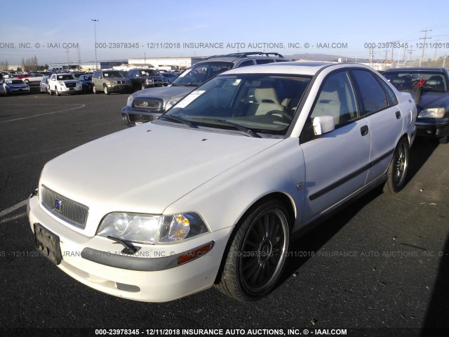 YV1VS29511F685872 - 2001 VOLVO S40 1.9T WHITE photo 2