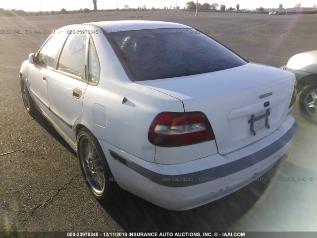 YV1VS29511F685872 - 2001 VOLVO S40 1.9T WHITE photo 3