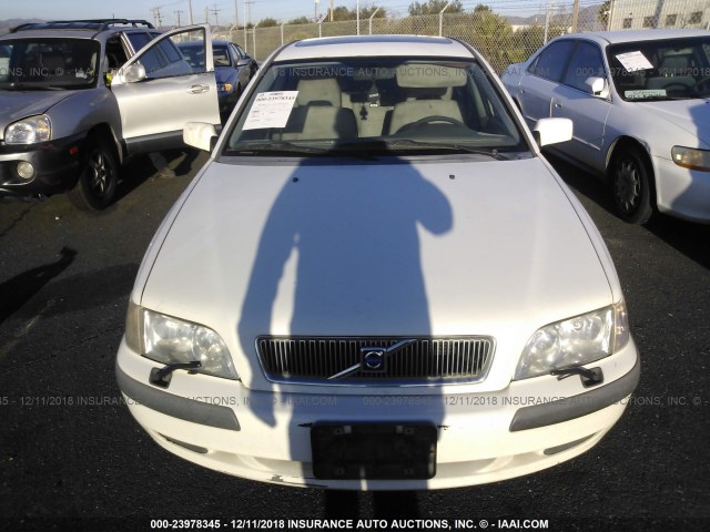 YV1VS29511F685872 - 2001 VOLVO S40 1.9T WHITE photo 6