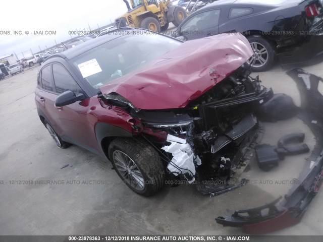 KM8K22AA8JU163149 - 2018 HYUNDAI KONA SEL RED photo 1