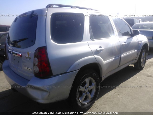 4F2CZ96126KM09928 - 2006 MAZDA TRIBUTE S GRAY photo 4