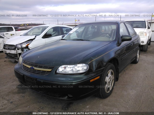 1G1NE52J32M611316 - 2002 CHEVROLET MALIBU LS Yaşıl foto 2