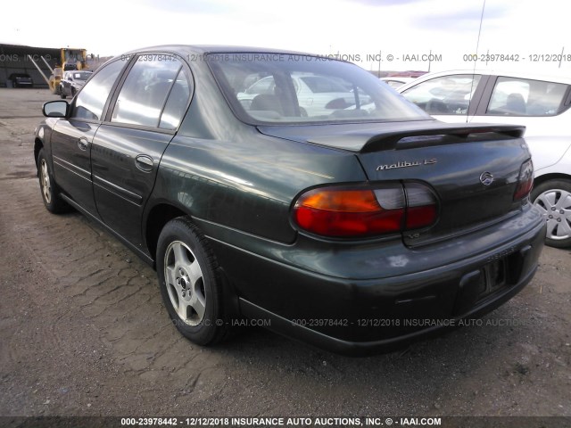 1G1NE52J32M611316 - 2002 CHEVROLET MALIBU LS Yaşıl foto 3