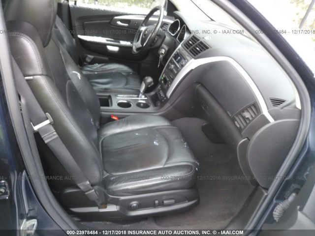 1GNKVJEDXBJ209505 - 2011 CHEVROLET TRAVERSE LT Dark Blue photo 5