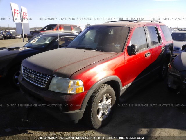 1FMZU63K43ZA73850 - 2003 FORD EXPLORER XLT/XLT SPORT/NBX RED photo 2