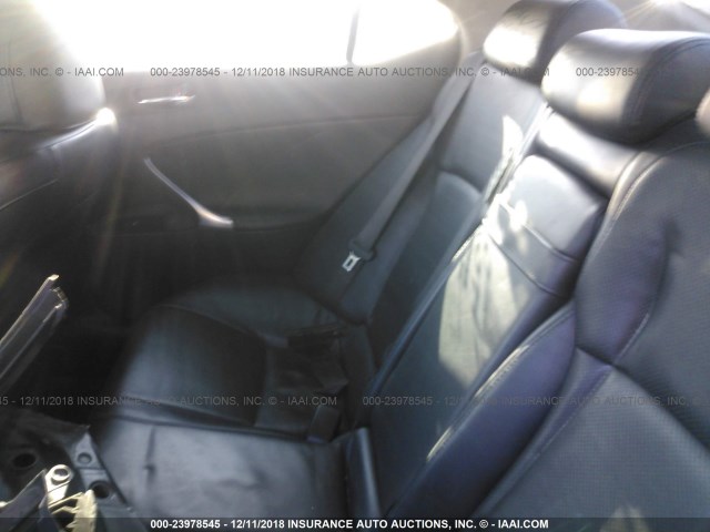 JTHCK262585026604 - 2008 LEXUS IS 250 Dark Blue photo 8