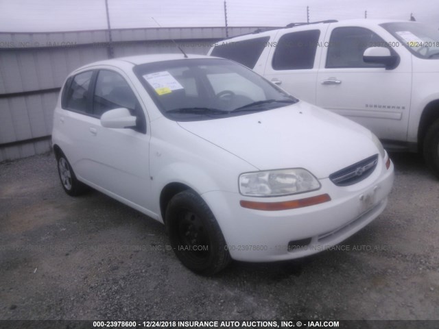 KL1TD66638B082894 - 2008 CHEVROLET AVEO LS WHITE photo 1