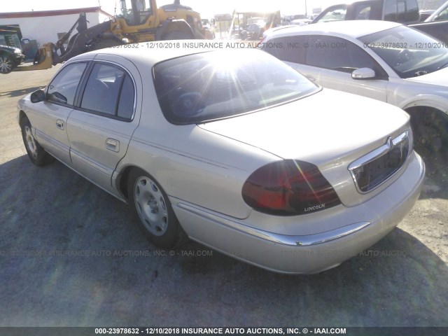 1LNHM97V4YY916881 - 2000 LINCOLN CONTINENTAL  Champagne photo 3