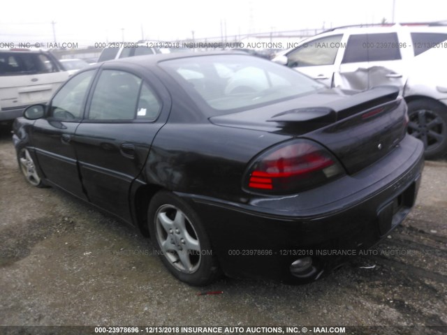 1G2NW52E13C189159 - 2003 PONTIAC GRAND AM GT BLACK photo 3