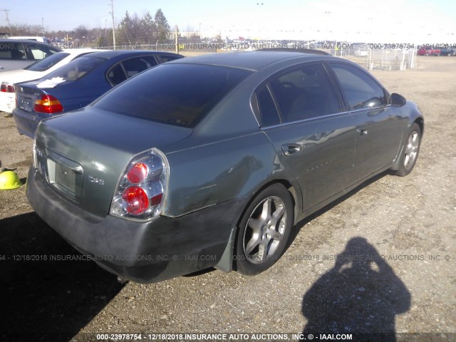 1N4BL11D34C184514 - 2004 NISSAN ALTIMA SE GREEN photo 4