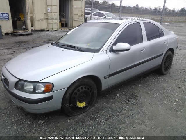 YV1RS58D312015517 - 2001 VOLVO S60 2.4T SILVER photo 2