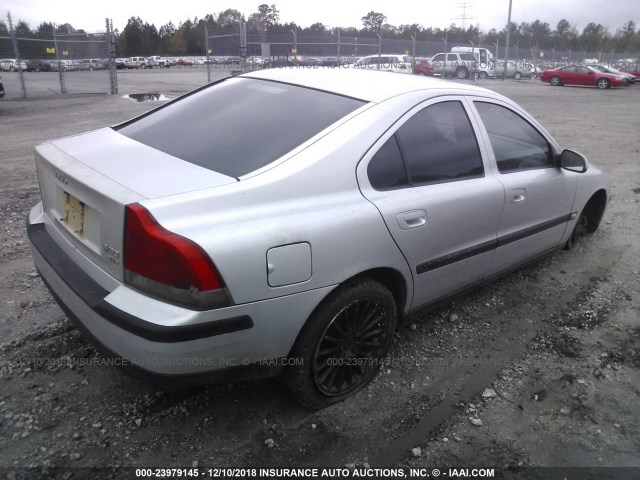 YV1RS58D312015517 - 2001 VOLVO S60 2.4T SILVER photo 4