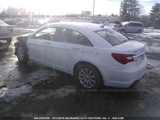 1C3CCBBG3CN241959 - 2012 CHRYSLER 200 TOURING WHITE photo 3