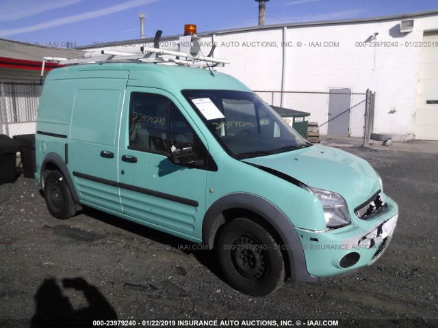 NM0LS7BN2BT067478 - 2011 FORD TRANSIT CONNECT XLT TEAL photo 1