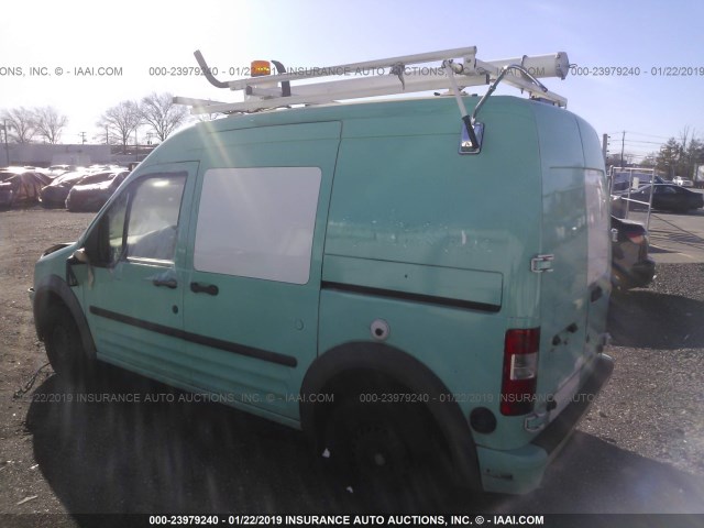 NM0LS7BN2BT067478 - 2011 FORD TRANSIT CONNECT XLT TEAL photo 3