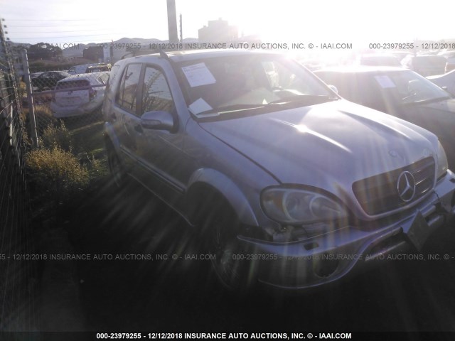 4JGAB54E92A319648 - 2002 MERCEDES-BENZ ML 320 SILVER photo 1