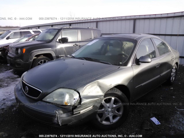 1MEFM55S82G625681 - 2002 MERCURY SABLE LS PREMIUM TAN photo 2