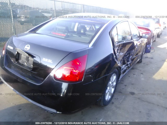 1N4BA41E07C803817 - 2007 NISSAN MAXIMA SE/SL BLACK photo 6