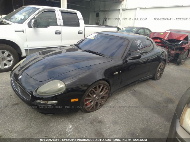 ZAMBC38A540012077 - 2004 MASERATI COUPE GT BLACK photo 2