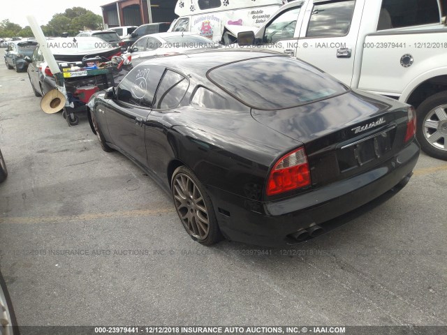 ZAMBC38A540012077 - 2004 MASERATI COUPE GT BLACK photo 3