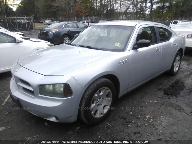 2B3KA43R87H796995 - 2007 DODGE CHARGER SE/SXT SILVER photo 2