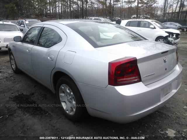 2B3KA43R87H796995 - 2007 DODGE CHARGER SE/SXT SILVER photo 3