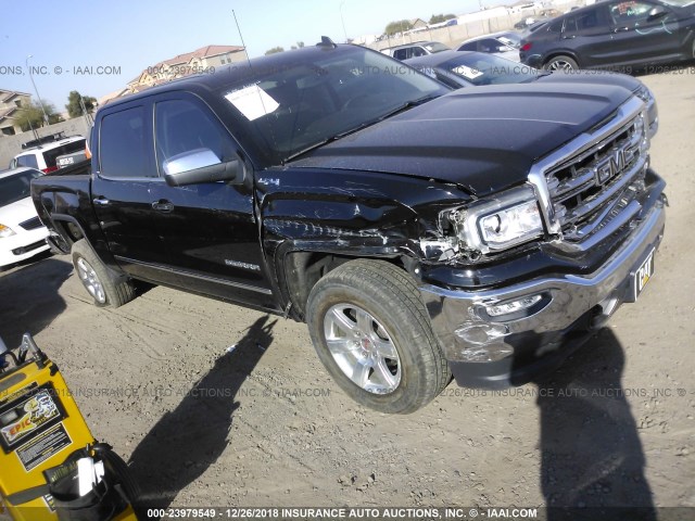 3GTU2NEC3JG182883 - 2018 GMC SIERRA K1500 SLT BLACK photo 1