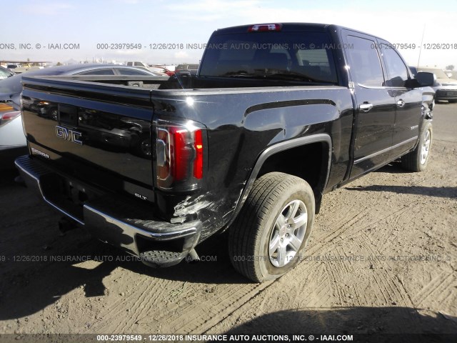 3GTU2NEC3JG182883 - 2018 GMC SIERRA K1500 SLT BLACK photo 4