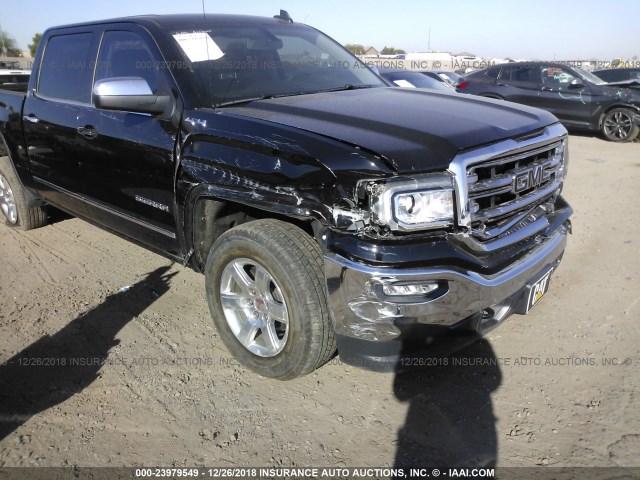 3GTU2NEC3JG182883 - 2018 GMC SIERRA K1500 SLT BLACK photo 6