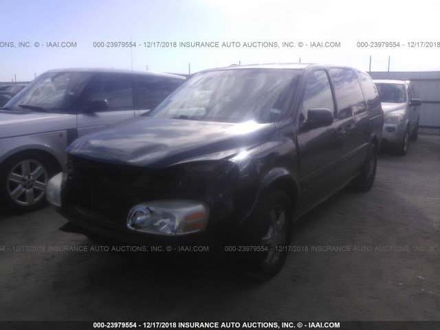 1GNDV23148D124254 - 2008 CHEVROLET UPLANDER LS BLACK photo 2