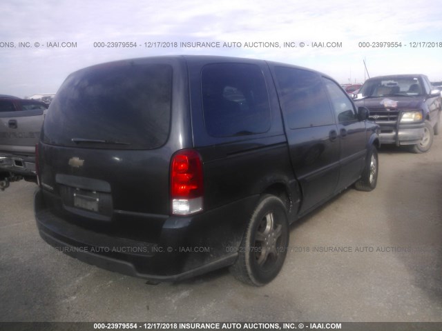 1GNDV23148D124254 - 2008 CHEVROLET UPLANDER LS BLACK photo 4