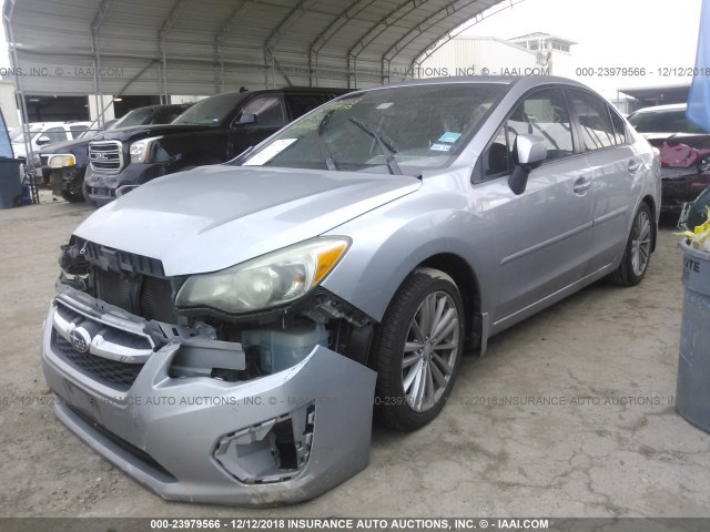 JF1GJAH67CH022065 - 2012 SUBARU IMPREZA LIMITED SILVER photo 2