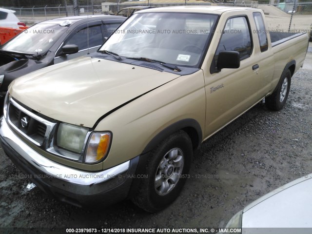 1N6DD26S4WC365960 - 1998 NISSAN FRONTIER BEIGE photo 2