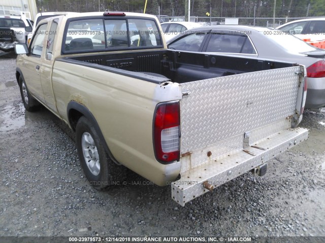 1N6DD26S4WC365960 - 1998 NISSAN FRONTIER BEIGE photo 3